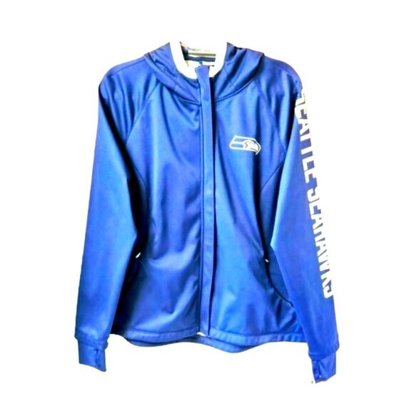 NFLโSEAHAWKS Plus Size Kick-off  Soft Shell Jacket XXL NEW - Picture 2 of 16